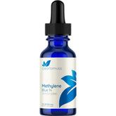 Pharmaceutical Grade Methylene Blue Drops - Pure Methylene Blue 1% in Reverse Osmosis Water Solution for Brain & Cellular Health Support - Formaldehyde & Alcohol-Free - Made in cGMP Facility (2 Fl Oz)