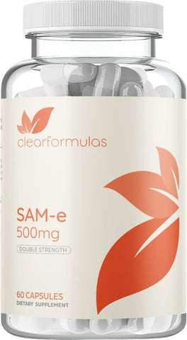 Bioactive SAM-e 500mg - High Strength SAM-e Supplement with Biologically Active S,S Form for Joint Liver and Mood Support - Vegan Non-GMO Preservative Free - Made in the US