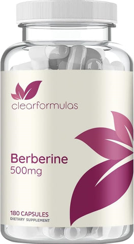 Berberine Supplement 500mg - Lab Tested Berberine 500mg Value Size - Vegan Non-GMO Made in The US & Gluten Free (6 Months Supply)
