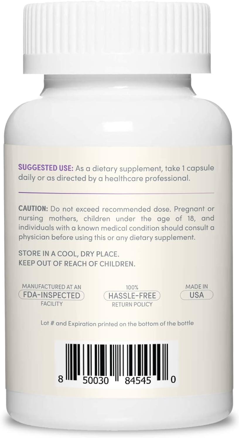 High Potency Potassium Iodine Supplement - Potassium Iodide USP and Free Iodine Capsules 12.5mg Precise Dosage Blend - Capsule Alternative to Lugol's Supplement for Thyroid Energy & Immunity (3 Month)