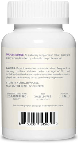 High Potency Potassium Iodine Supplement - Potassium Iodide USP and Free Iodine Capsules 12.5mg Precise Dosage Blend - Capsule Alternative to Lugol's Supplement for Thyroid Energy & Immunity (3 Month)