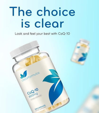 Extra Strength CoQ10 800mg - Quick Absorption Coenzyme Q10 800mg Potent Antioxidant for Heart Energy and Aging Support - High Stability CoQ10 Ubiquinone Caps - Made in a cGMP US Lab (100 Servings)