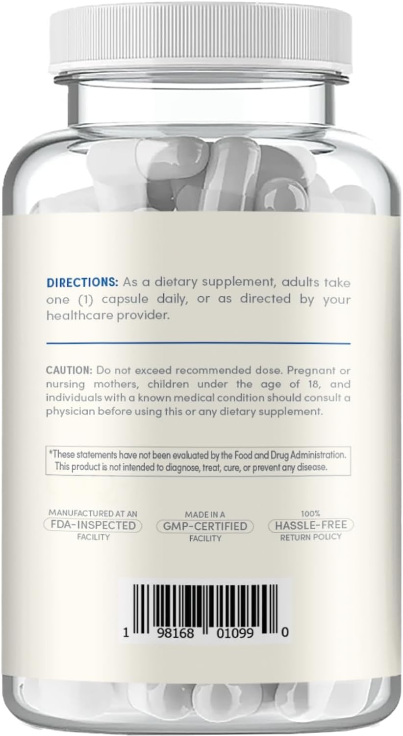 French Maritime Pine Bark Extract Capsules - Antioxidant French Pine Bark Extract Support Nitric Oxide and Testosterone for Men with 95% PACs & BioPerine for Enhanced Absorption (200 Servings)