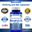 Resveratrol - 1000 mg - 180 Capsules