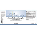 Energetix BoswelliaZyme Complex supplement facts, directions, ingredients, distributor and warning label.