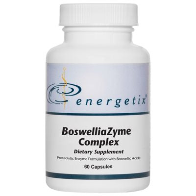 Front of Energetix BoswelliaZyme Complex bottle.