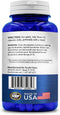 Phosphatidylserine 1000mg directions, manufacturer and warning label on back of bottle.