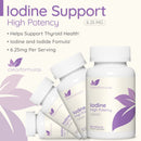 ClearFormulas Iodine 6.25 mg, Iodine and Iodide Supplement to Support Thyroid Health and Hormone Balance, 90 Capsules (90 Servings)