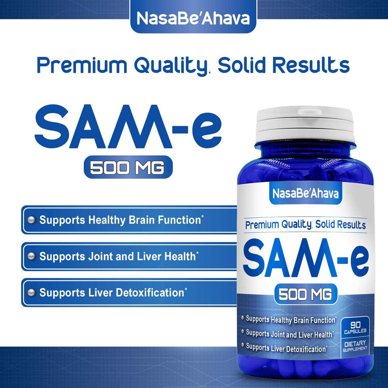 SAM-e -  500 mg - 90 Capsules