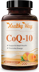 CoQ10 - 200 mg - 200 Capsules