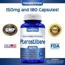 Pterostilbene - 150 mg - 180 Capsules