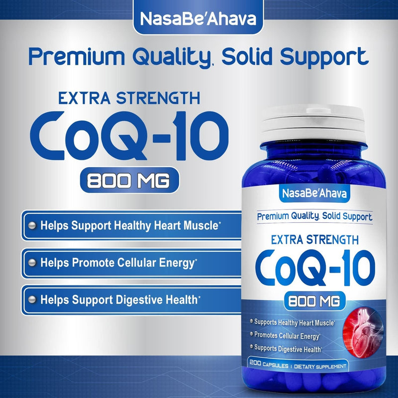CoQ10 - 800 mg  - 200 Capsules