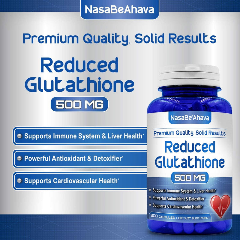 Glutathione 500 mg - 200 Capsules