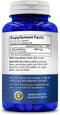 Glutathione 500mg supplement facts and ingredients label on back of bottle.