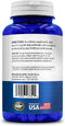 Berberine Complex 500mg directions, caution and manufacturer label on back of bottle.