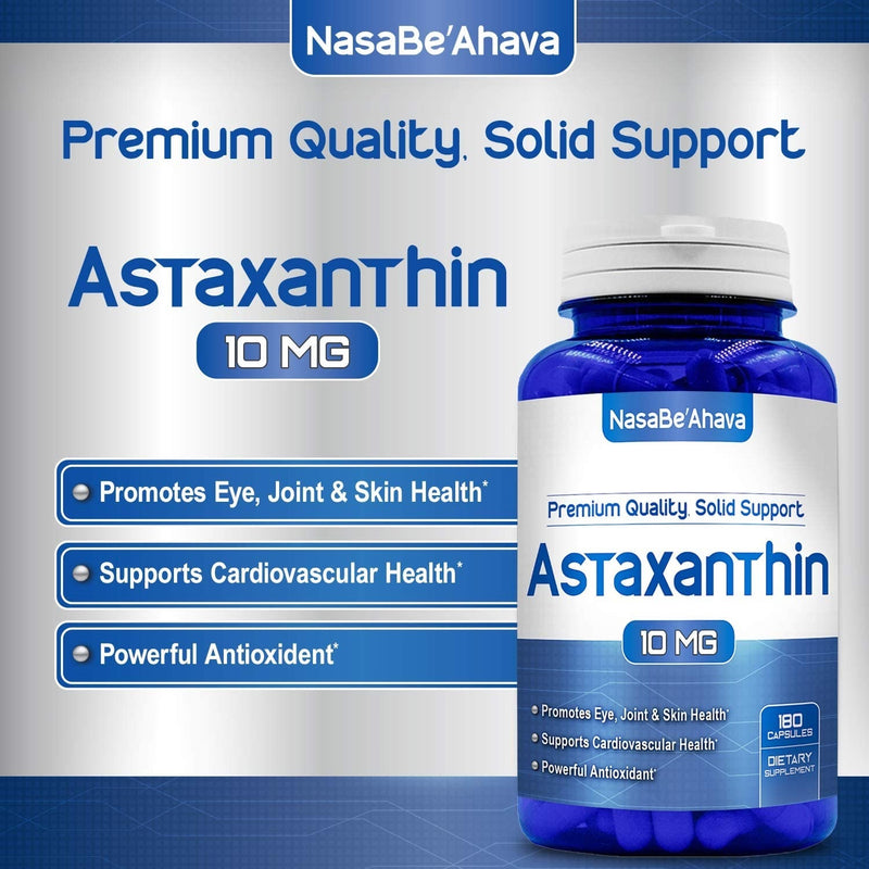 Astaxanthin - 10 mg - 180 Capsules