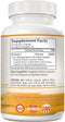 Liposomal Vitamin C supplement facts and ingredients label on back of bottle.